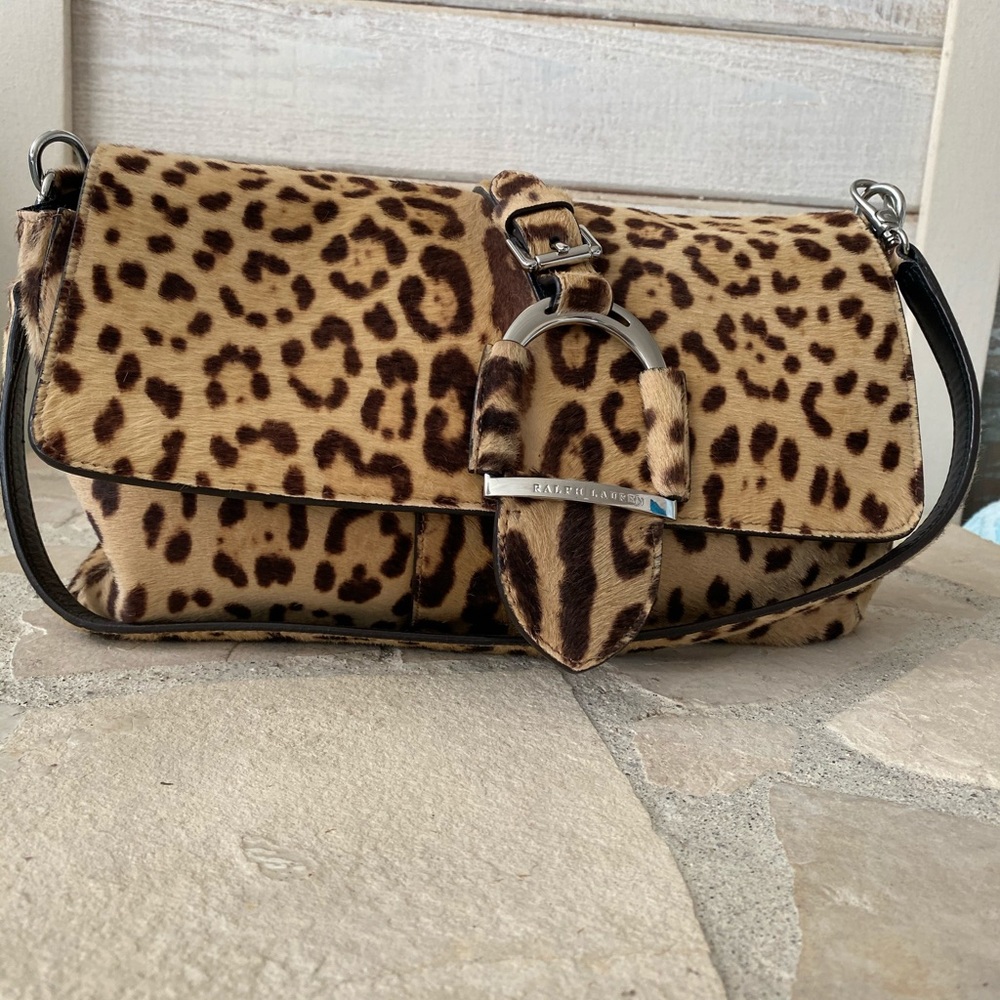 Ralph Lauren animal print purse
